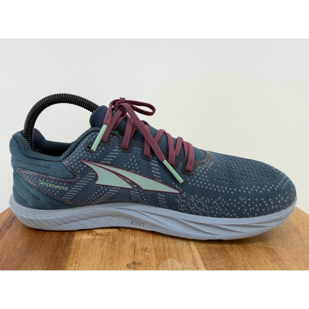 Altra Escalante 4 Smartwool Blue Burgundy Running Shoes AL0A82CT445 Womens 8.5 - Picture 7 of 12